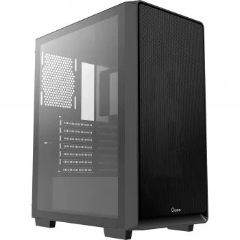 Ocypus Gamma C60 čierna Mid-Tower PC skriňa s bočným oknom z tvrdeného skla