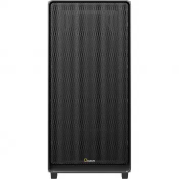 Ocypus Gamma C60 čierna Mid-Tower PC skriňa s bočným oknom z tvrdeného skla