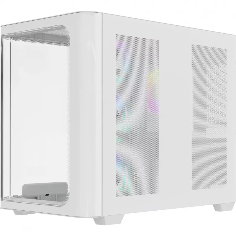 Ocypus Iota C70 Curve ARGB Digital biela 270° panoramatická sklenená Mid-Tower PC skriňa