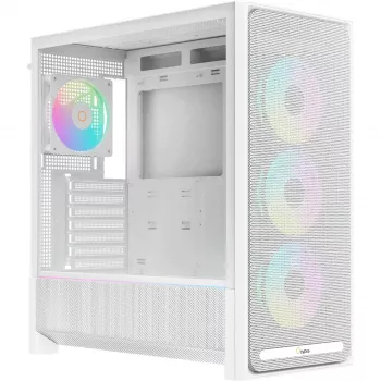 Ocypus Delta C70 ARGB biela panoramatická sklenená Mid-Tower PC skriňa