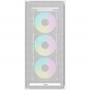 Ocypus Delta C70 ARGB biela panoramatická sklenená Mid-Tower PC skriňa