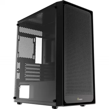 Ocypus Gamma C50 čierna Mid-Tower PC skriňa s bočným oknom z tvrdeného skla