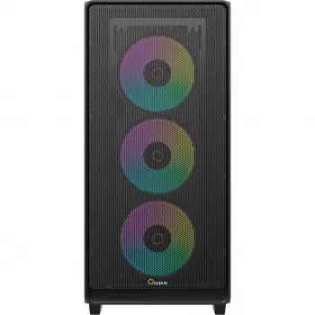Ocypus Gamma C60 ARGB Mid-Tower PC skriňa - temperované sklo, čierna