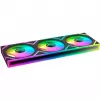 OCYPUS Gamma F36 ARGB Reverse Blade 120mm PWM ventilátor balenie 3 ks čierna