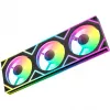 OCYPUS Gamma F36 ARGB Reverse Blade 120mm PWM ventilátor balenie 3 ks čierna