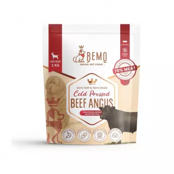 BEMO za studena lisované monoproteinové suché krmivo pre psov z hovädzieho Angus 3kg