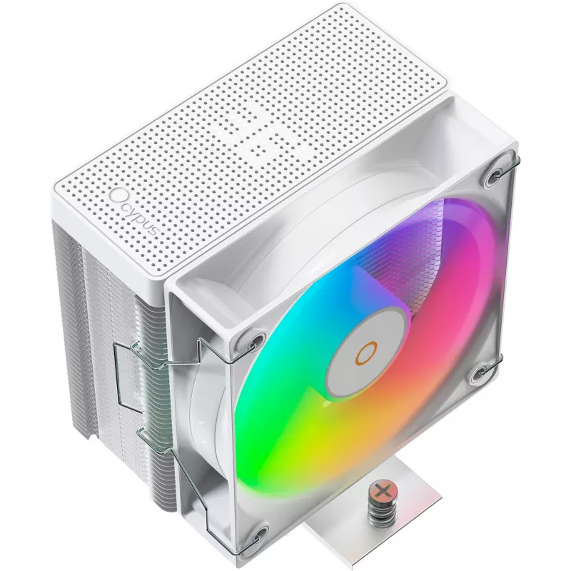 OCYPUS Gamma A40 ARGB Digital low-profile CPU chladič - biela, 100 mm
