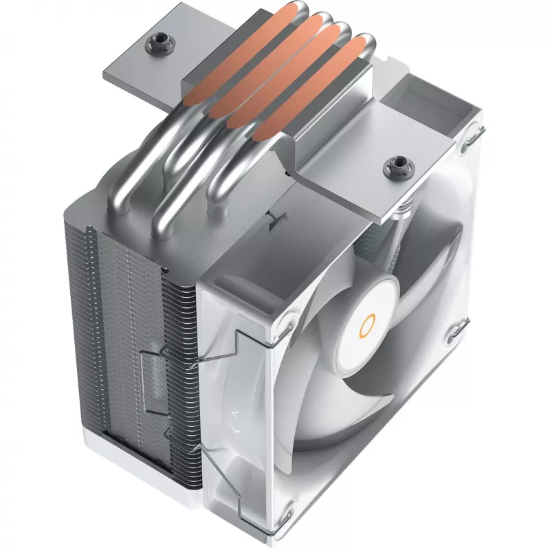 OCYPUS Gamma A40 ARGB Digital low-profile CPU chladič - biela, 100 mm