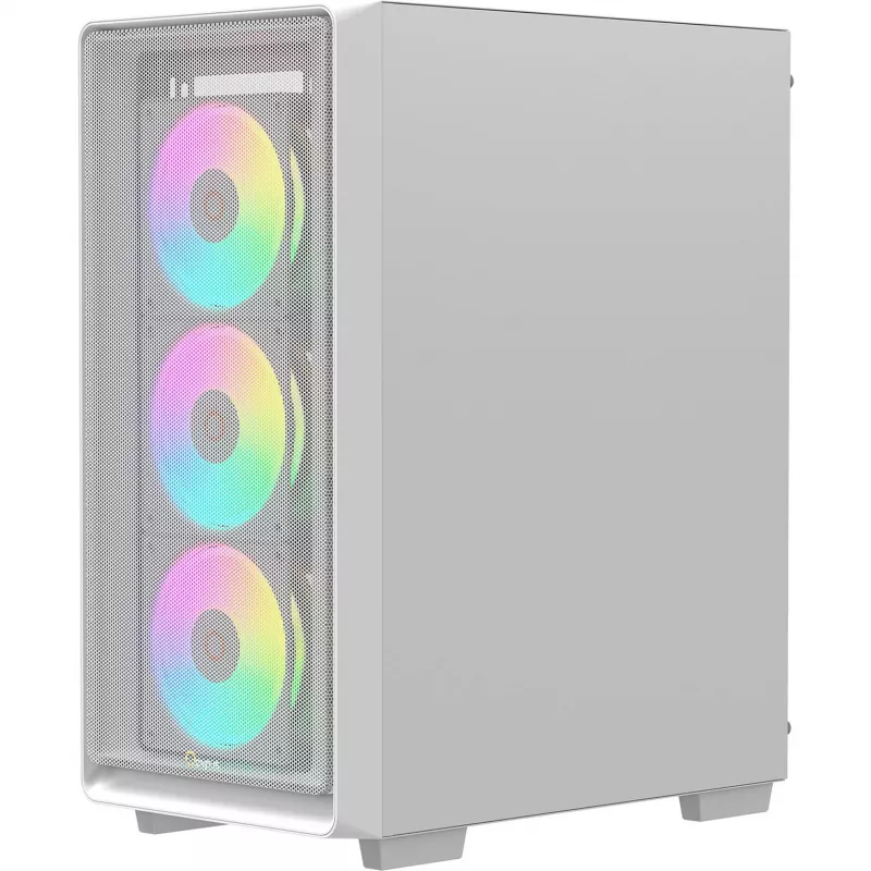 Ocypus Gamma C60 ARGB biela Mid-Tower skriňa s temperovaným sklom