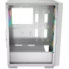 Ocypus Gamma C60 ARGB biela Mid-Tower skriňa s temperovaným sklom