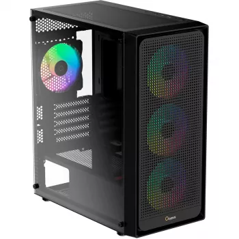 Ocypus Gamma C50 ARGB čierna skriňa s temperovaným sklom Mid-Tower