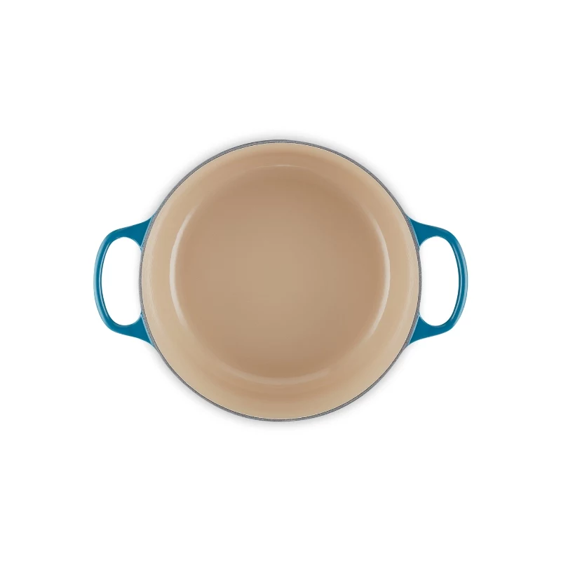 Le Creuset Signature okrúhly pekáč z liatiny, 26 cm, 5,3 L, Marseille modrá
