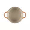 LE CREUSET liatinový okrúhly pekáč 34cm 12L oranžový