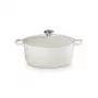 LE CREUSET okrúhly pekáč zo smaltovanej liatiny 34cm 12L krémový