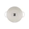 LE CREUSET okrúhly pekáč zo smaltovanej liatiny 34cm 12L krémový