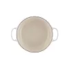 LE CREUSET okrúhly pekáč zo smaltovanej liatiny 34cm 12L krémový
