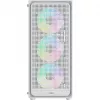 Ocypus Gamma C50 ARGB biela Mid-Tower PC skriňa, tvrdené sklo, 3x ARGB ventilátory