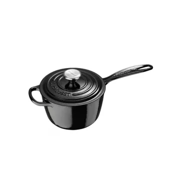 LE CREUSET Liatinový kastról 16cm 1,5L Čierna