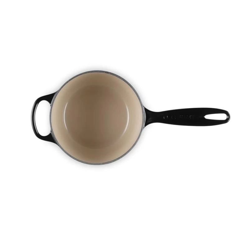 LE CREUSET Liatinový kastról 16cm 1,5L Čierna