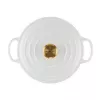 LE CREUSET Liatinový hrniec okrúhly 24cm 4,2L Biela