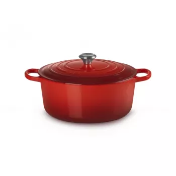 Le Creuset Okrúhly liatinový pekáč 34cm 12L Červená