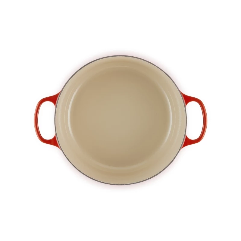 Le Creuset Okrúhly liatinový pekáč 34cm 12L Červená