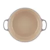LE CREUSET Liatinový okrúhly pekáč 34cm 12L Sivá