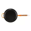 Le Creuset liatinová panvica na vyprážanie s drevenou rukoväťou 28 cm Volcanic Orange