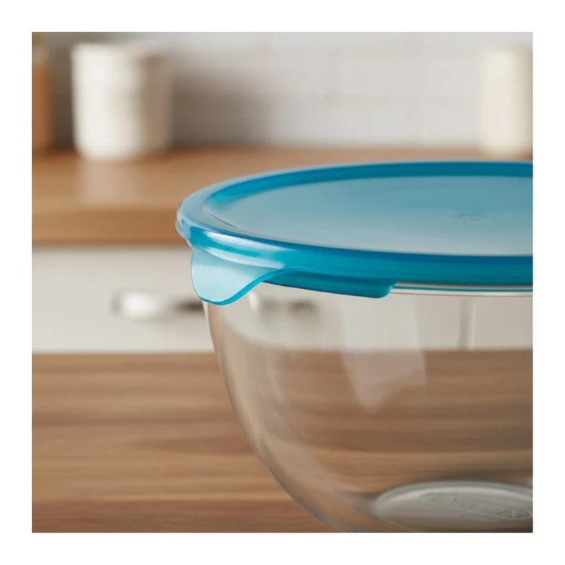 PYREX sklenená misa s viečkom 2,3L Ø21cm