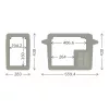 Dometic CFF 20 kompresorová chladiaca box 21L 12/24V / 100-240V