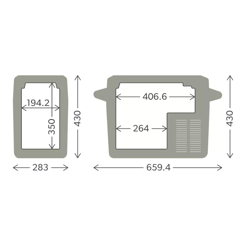 Dometic CFF 20 kompresorová chladiaca box 21L 12/24V / 100-240V