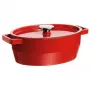 Pyrex liatinový pekáč oválny 5,8L červený 33x25cm