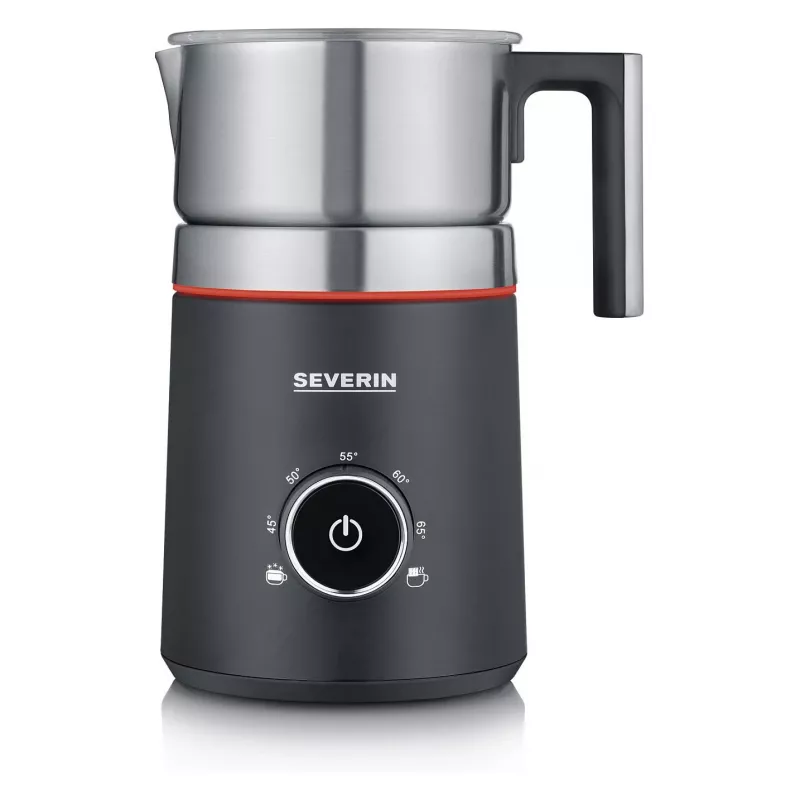 Severin SM 3586 Spuma 700 indukčný šľahač mlieka čierny/nerez