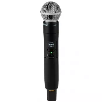 Shure SLXD2+/58=-G65 ručný vysielač s SM58 kapsulou (470-606 MHz)