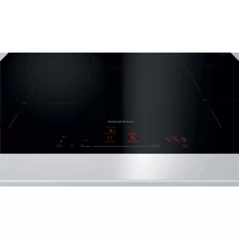 Siemens EH601HFB1E iQ300 indukčná varná doska 60 cm čierna, zarovno s pracovnou doskou