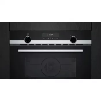 Siemens CM585AGS1 iQ500 vstavaná mikrovlnná rúra čierna/nerez