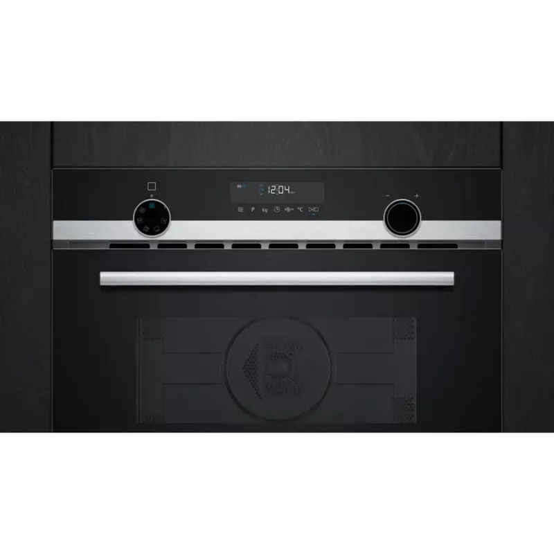 Siemens CM585AGS1 iQ500 vstavaná mikrovlnná rúra čierna/nerez