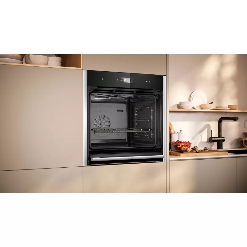 Neff B64FS31N0 N90 vstavaná rúra s FullSteam, 71L, nerez