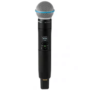Shure SLXD2+/B58=-G65 ručný vysielač s Beta 58A mikrofónom (470-606 MHz)