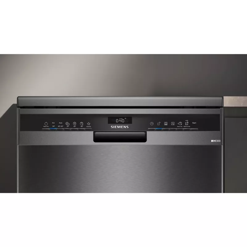 Siemens SN23EC03ME iQ300 voľne stojaca umývačka riadu 60 cm, 14 súprav riadu, energetická trieda B, Home Connect