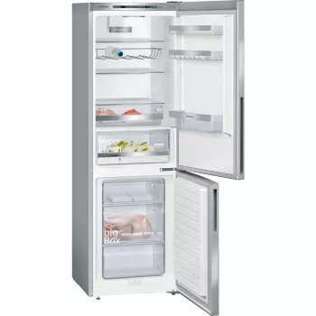 Siemens KG36EALCA iQ500 voľne stojaca chladnička s mrazničkou, 186 cm, C, vzhľad nehrdzavejúcej ocele