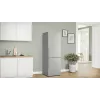 Bosch KGN36VIBT Séria 4 voľne stojaca chladnička s mrazničkou, výška 186 cm, energetická trieda D, strieborná