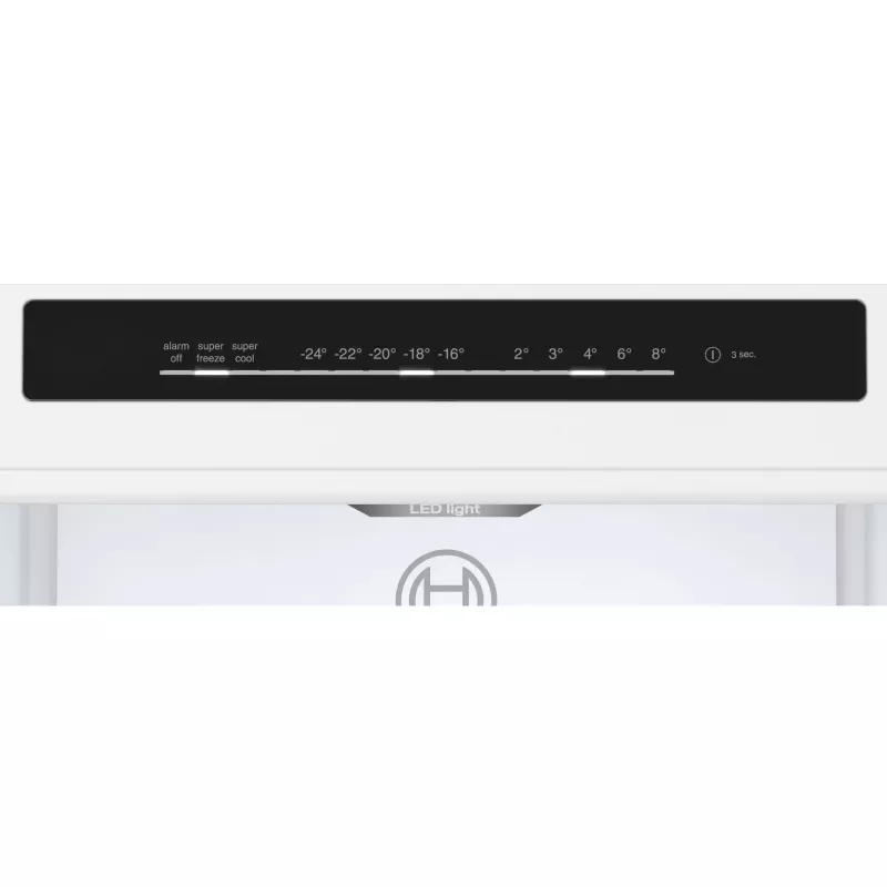 Bosch KGN36VIBT Séria 4 voľne stojaca chladnička s mrazničkou, výška 186 cm, energetická trieda D, strieborná