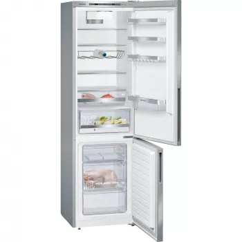 Siemens KG39EALCA iQ500 voľne stojaca chladnička s mrazničkou výška 201 cm energetická trieda C strieborná