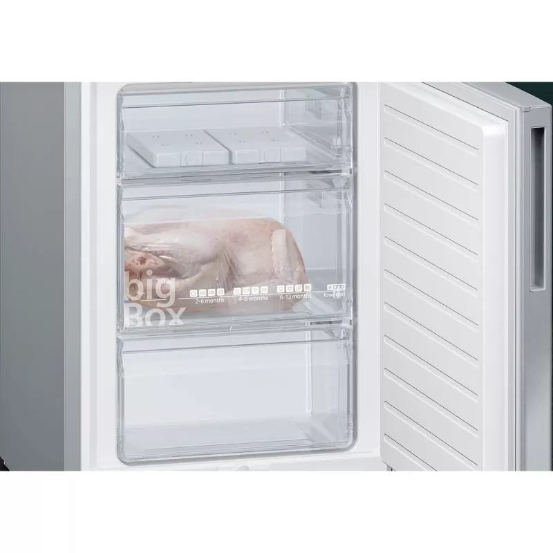 Siemens KG39EALCA iQ500 voľne stojaca chladnička s mrazničkou výška 201 cm energetická trieda C strieborná