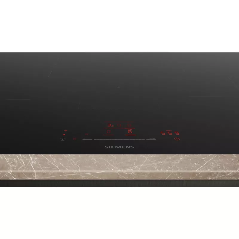 Siemens EH801HFB1E iQ300 indukčná varná doska 80 cm čierna, zarovno s pracovnou doskou (integrovaná)