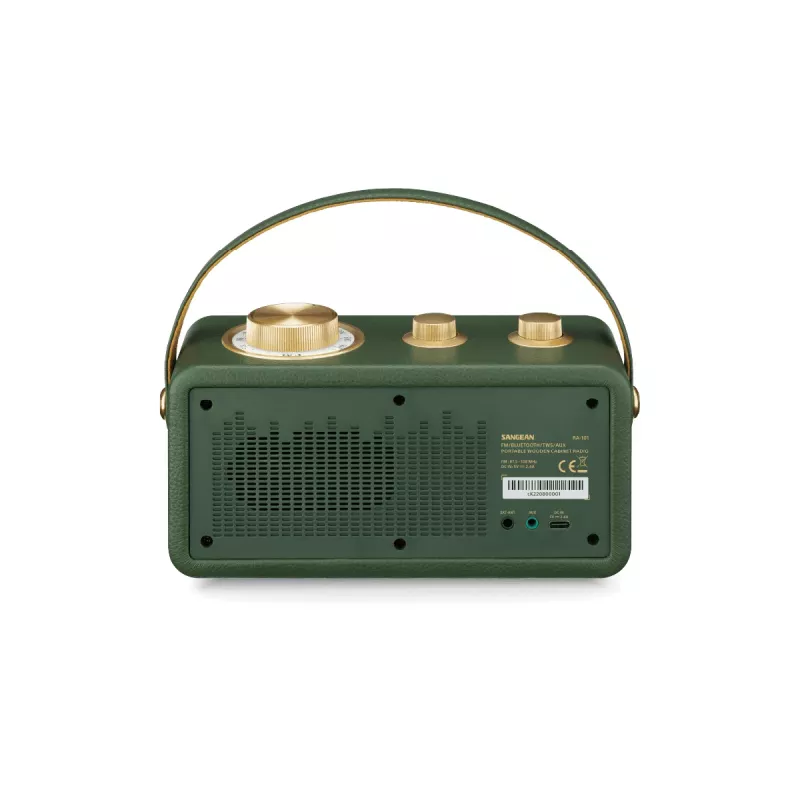 Sangean RA-101 prenosný Bluetooth reproduktor Forest Gold