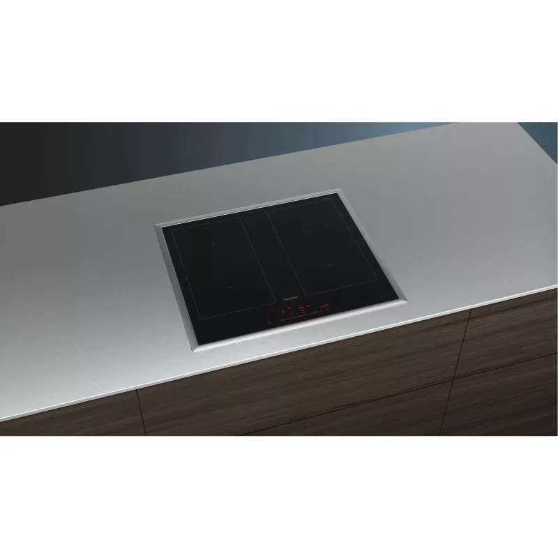 Siemens ED645HQC1E iQ500 indukčná varná doska 60 cm čierna, montáž s rámom