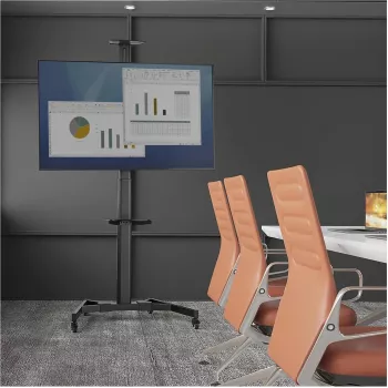 Fellowes mobilný TV stojan na podlahu pre 37 palcové-70 palcové obrazovky, 50 kg, výškovo nastaviteľný, VESA do 600x400, čierny 100136877