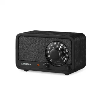 Sangean WR-8 FM rádio s telom z pravého dreva, Midnight Oak